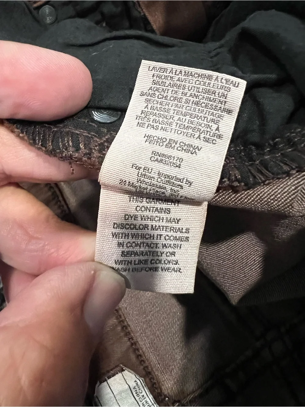 Free People Brown Skinny Jeans. Size 27